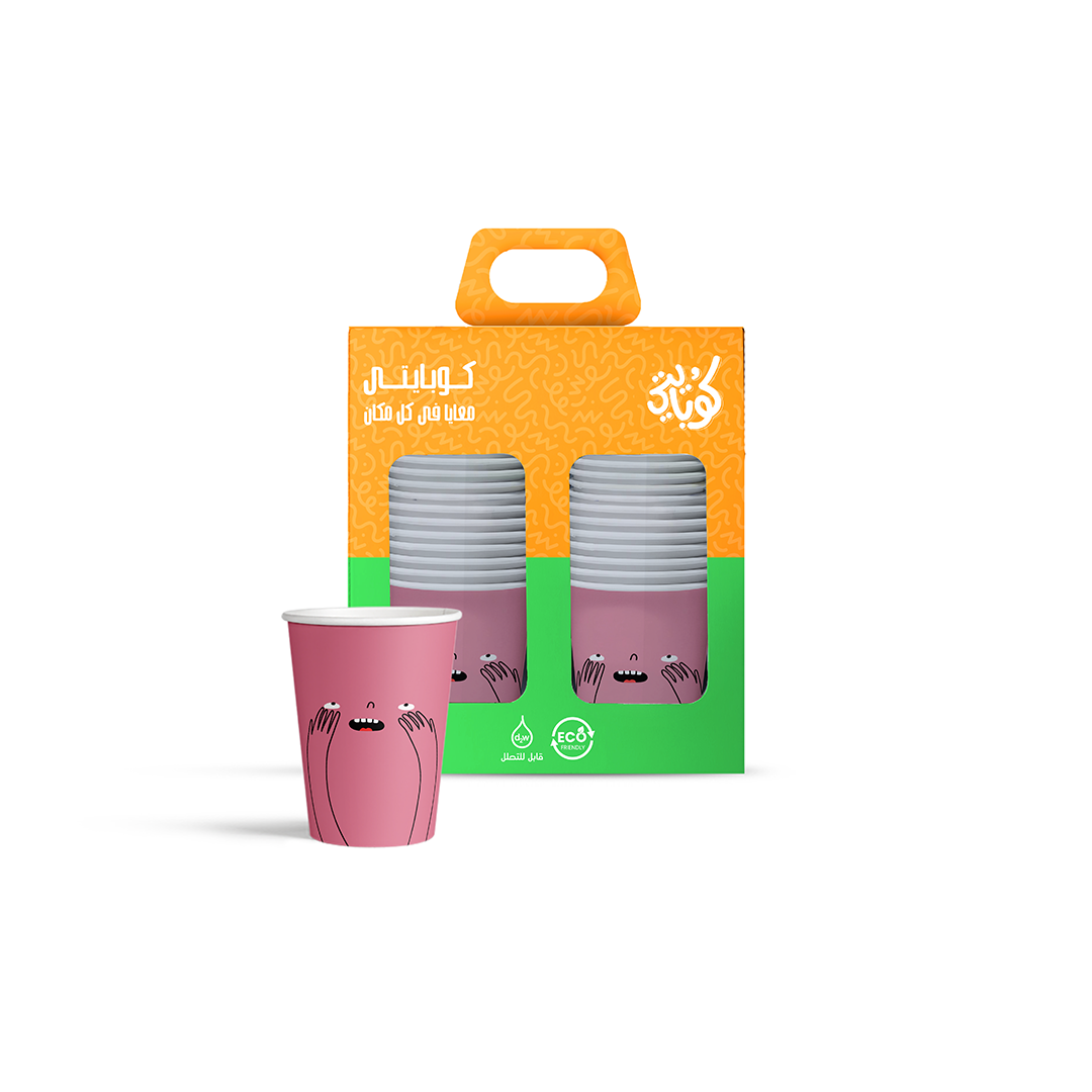 ٣٥ كوب ورقي - ٨ اونصة