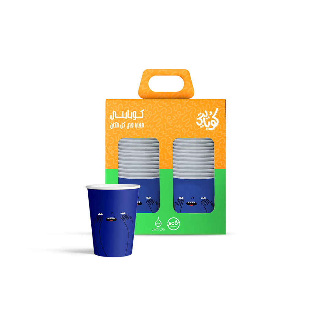 ٣٥ كوب ورقي - ٨ اونصة