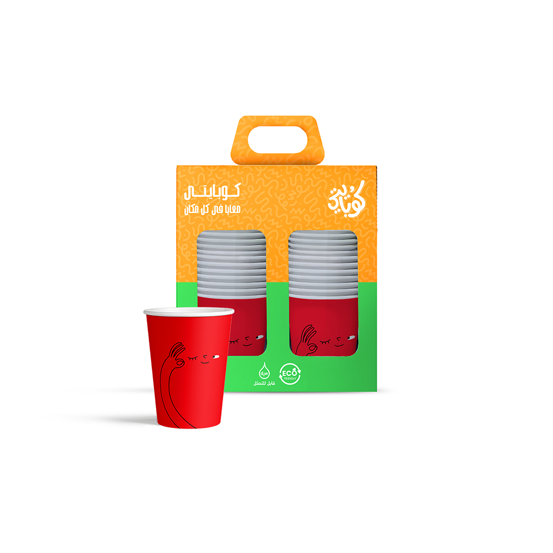 ٣٥ كوب ورقي - ٨ اونصة
