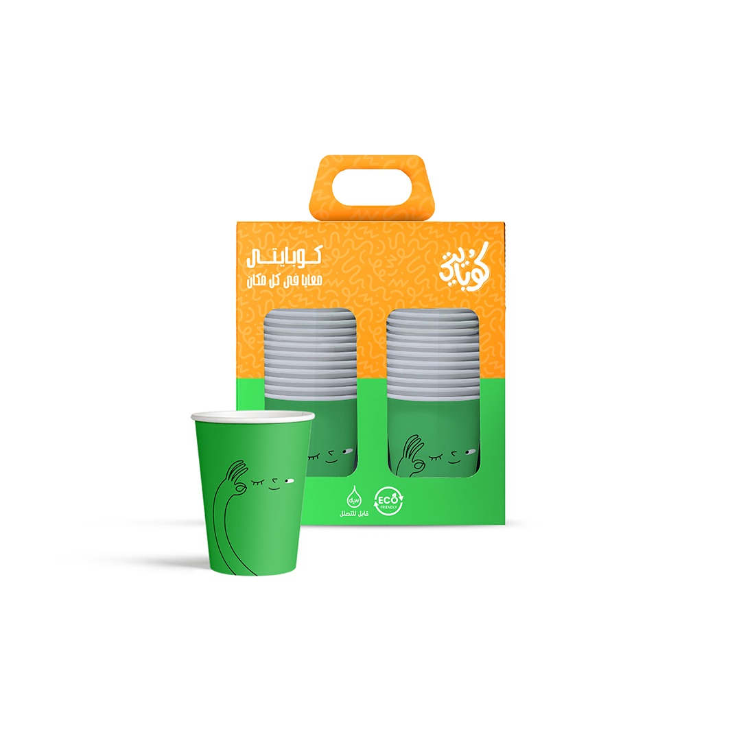 ٣٥ كوب ورقي - ٨ اونصة