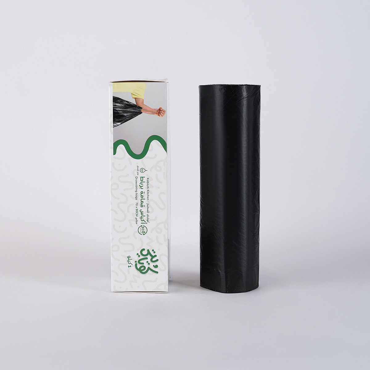 Tape Tie Garbage Bags - 1 Kilo