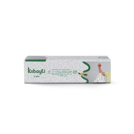 Tape Tie Garbage Bags with Vanilla Scent - 1 Kilo