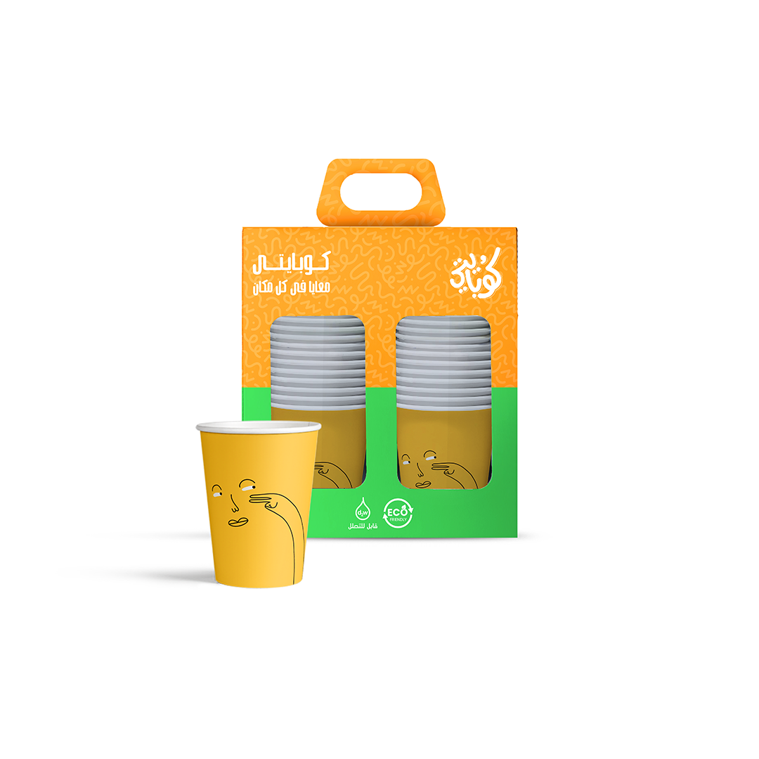 ٣٥ كوب ورقي - ٨ اونصة
