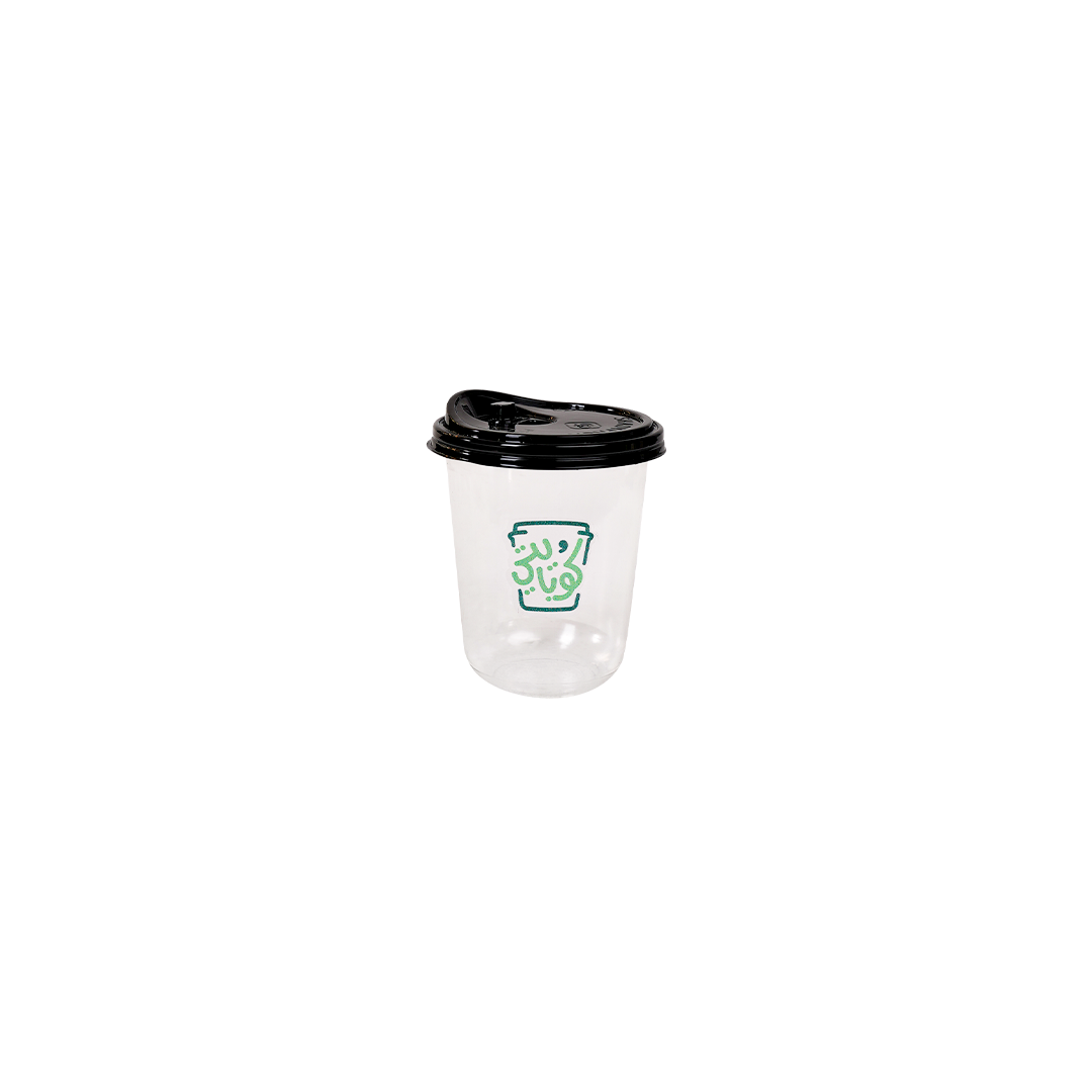 ٢٠ كوب بلاستيك بغطاء