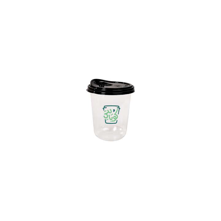 ٢٠ كوب بلاستيك بغطاء